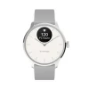 Montre de Santé Connecté Femme Withings Scanwatch Light - Wsw L White Bracelet Caoutchouc Gris