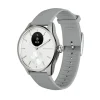 Montre de Santé Connectée Mixte Withings Scanwatch 2 - Wsw 242 White Bracelet Caoutchouc Gris