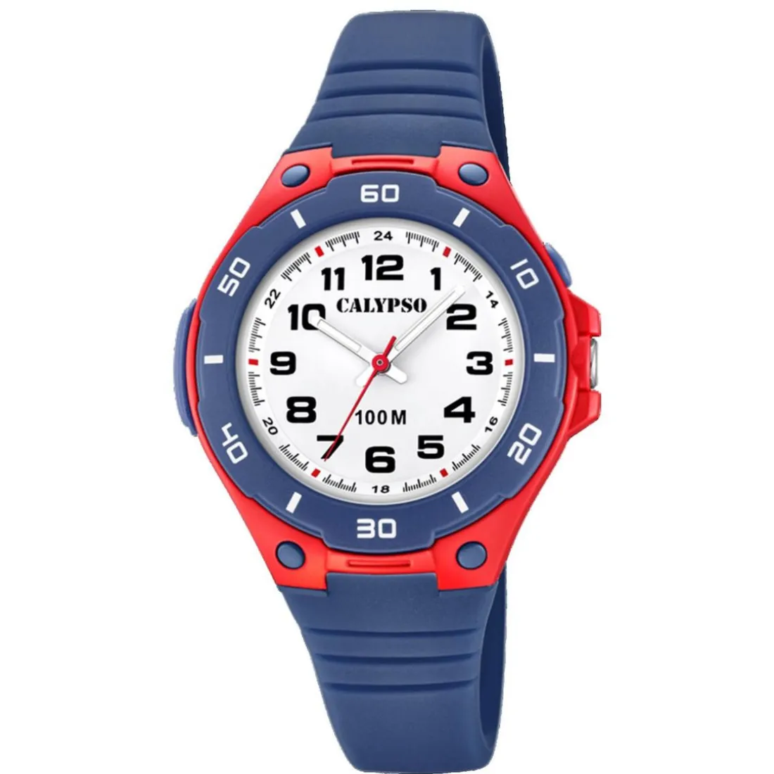 Montre Enfant Calypso SWEET TIME K5758-1 - Bracelet Silicone Bleu