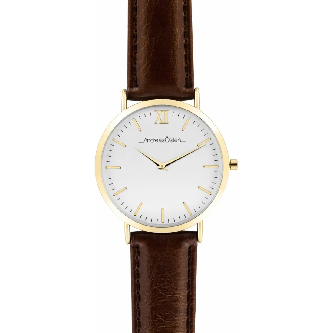 Montre Femme Andreas Osten AO-33 - Bracelet Cuir Marron