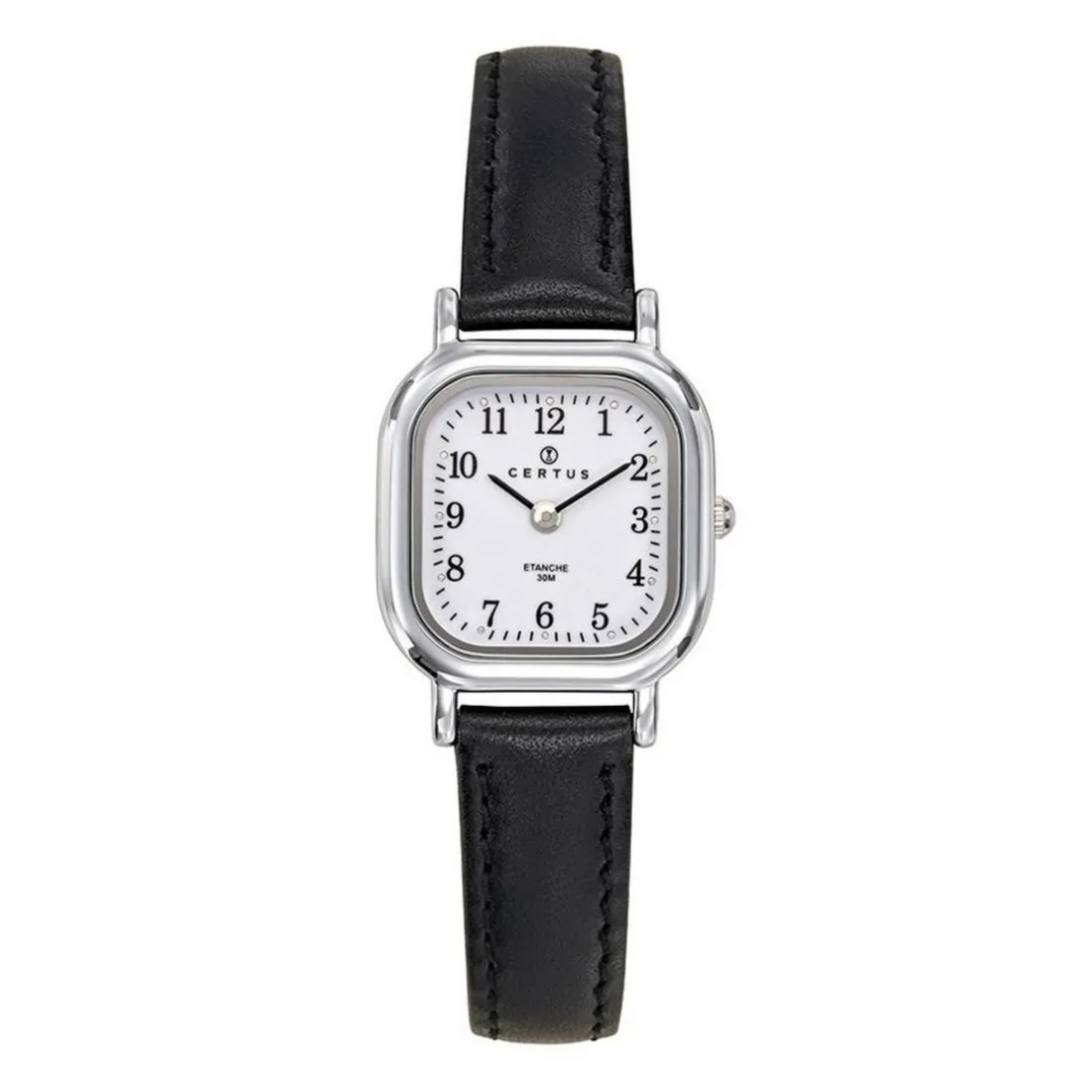 Montre Femme Certus - 644402 Bracelet Cuir Noir