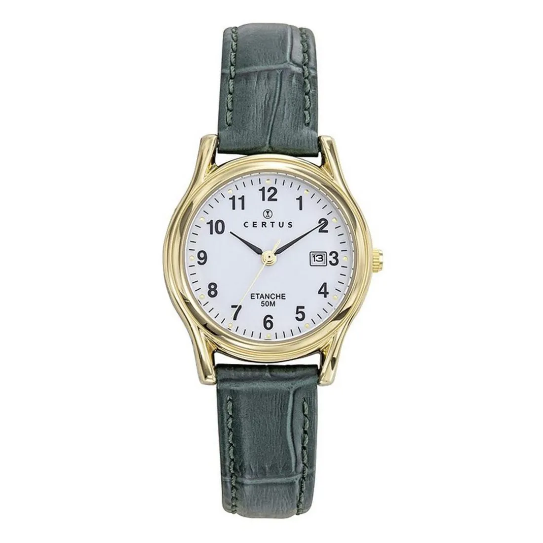 Montre femme Certus - 646607 Bracelet Cuir Vert