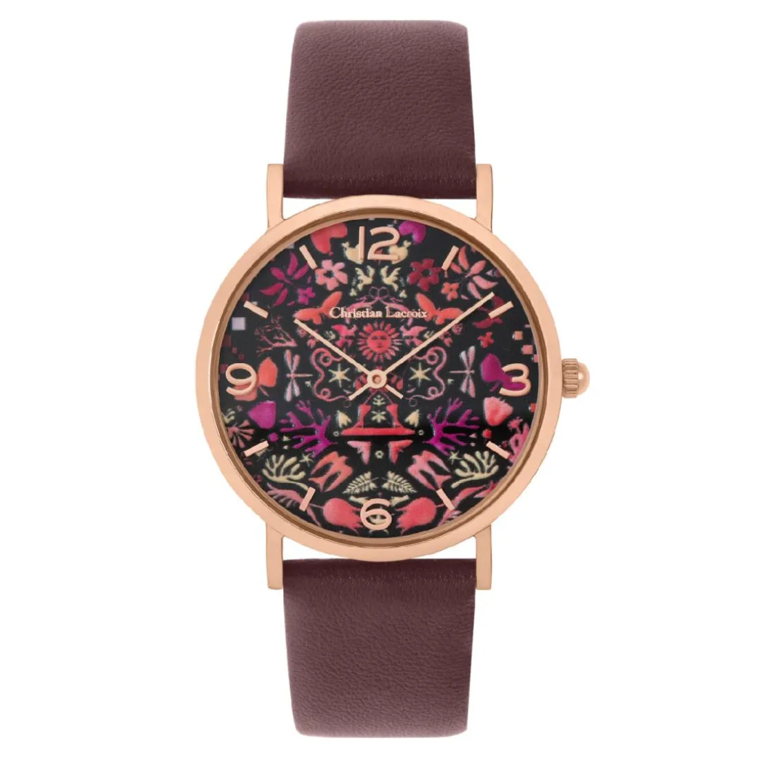 Montre Femme Christian Lacroix Montres Reve De Papier - CLW804 Bracelet Cuir Marron