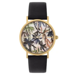 Montre Femme Christian Lacroix Montres Guatiza - CLW809 Bracelet Cuir Noir