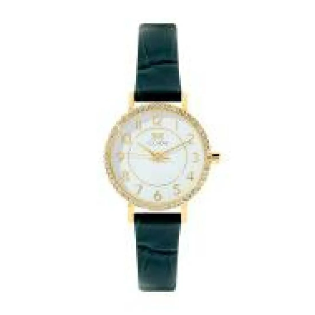 Montre Femme Clyda Justine - CLA826DWV Bracelet Cuir Vert