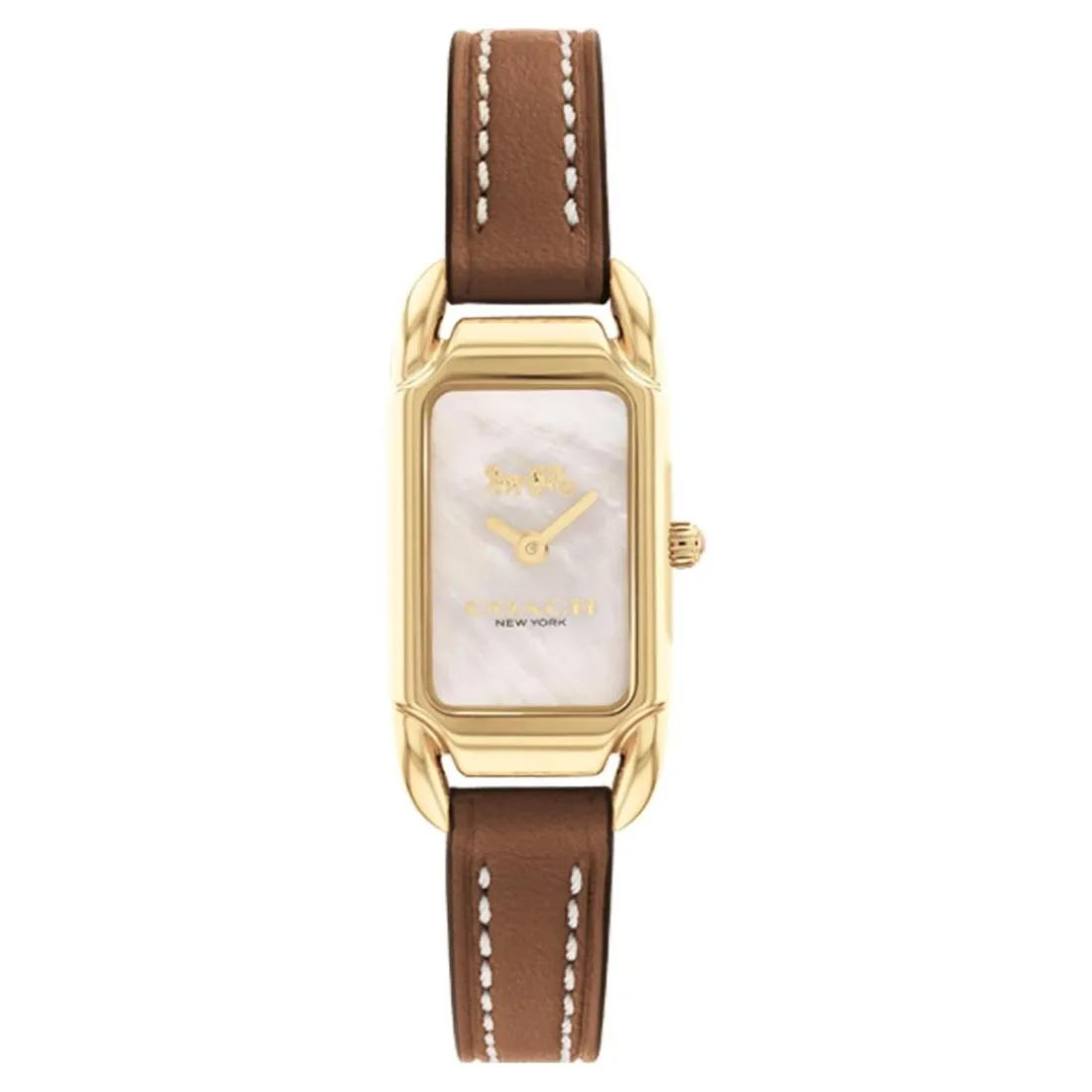 Montre Femme Coach Cadie - 14504028 Bracelet Cuir Marron