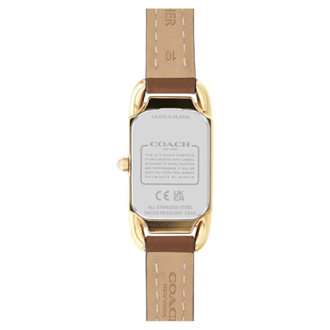 Montre Femme Coach Cadie - 14504028 Bracelet Cuir Marron