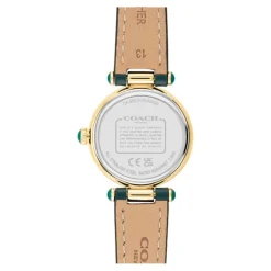 Montre Femme Coach Cary - 14503951 Bracelet Cuir Vert