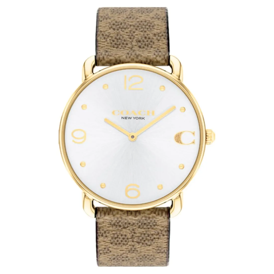 Montre Femme Coach Elliot - 14504205 Bracelet Cuir Marron