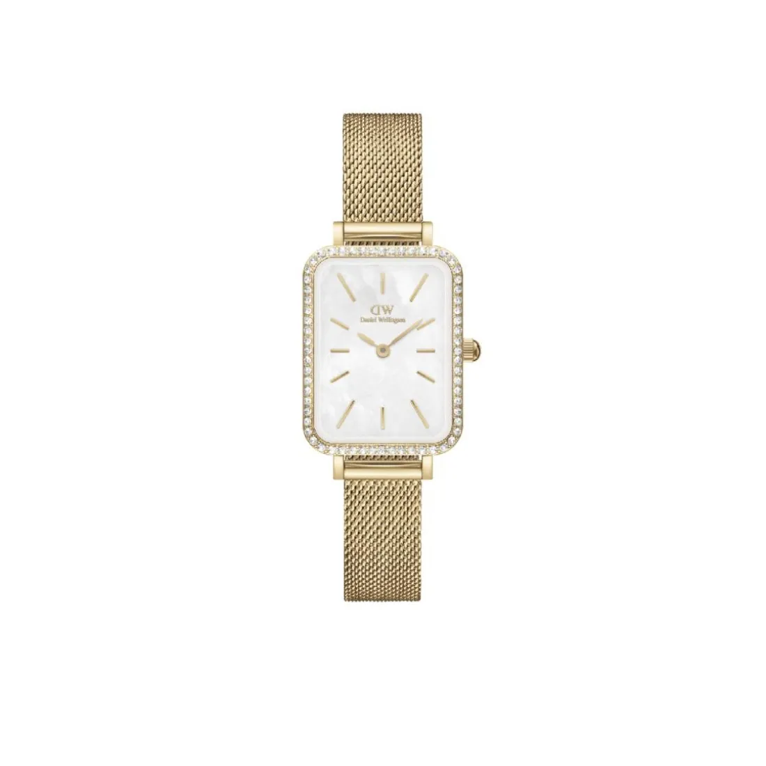 Montre Femme Daniel Wellington Bezel - DW00100668 Bracelet Acier Doré