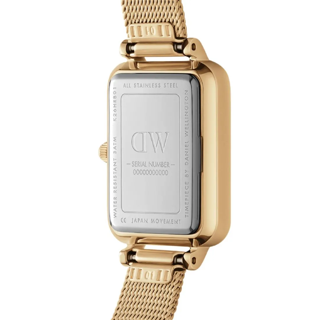 Montre Femme Daniel Wellington Bezel - DW00100668 Bracelet Acier Doré