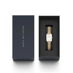 Montre Femme Daniel Wellington Bezel - DW00100668 Bracelet Acier Doré