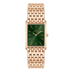 Montre Femme Daniel Wellington 9-Link - DW00100704 Bracelet Acier Doré Rose