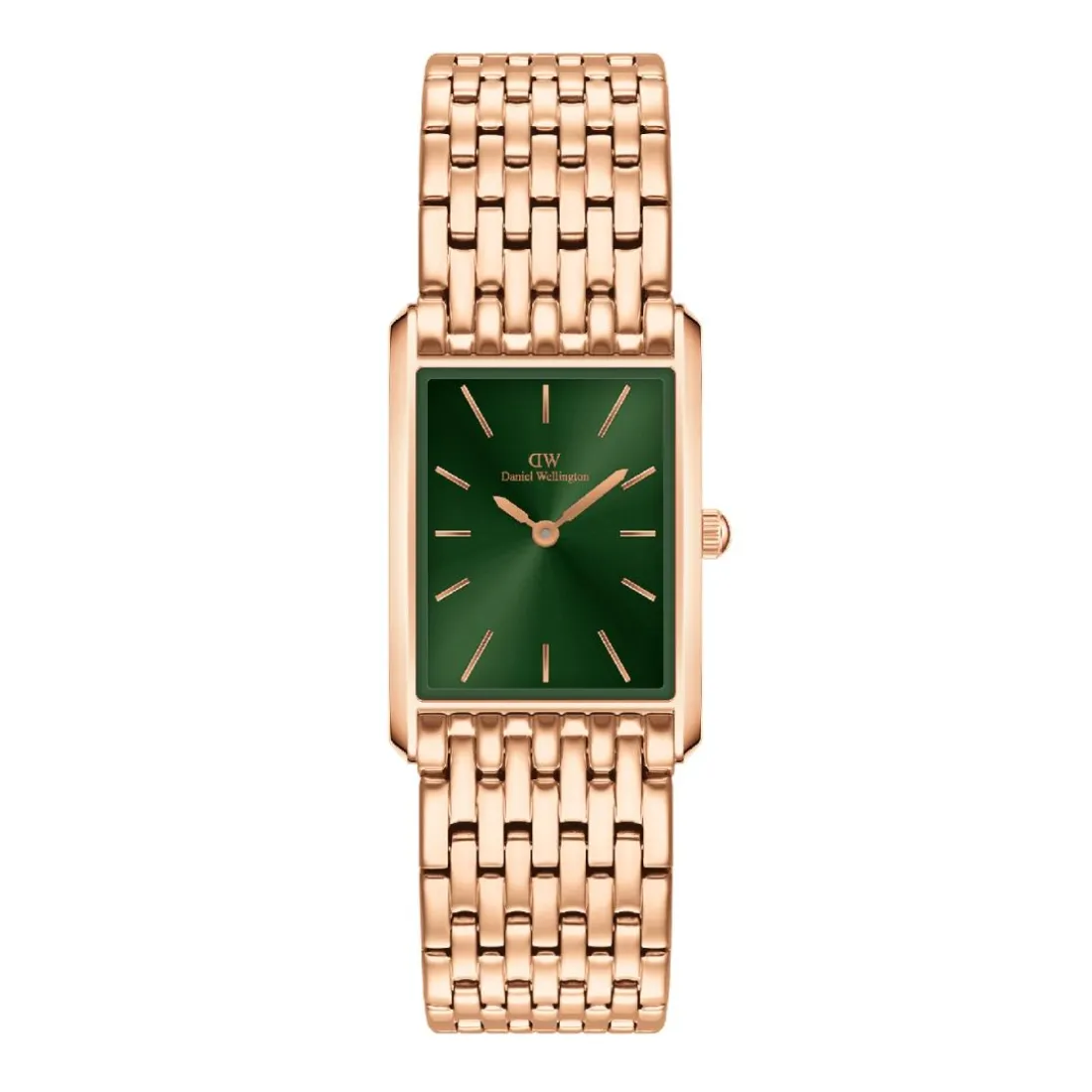 Montre Femme Daniel Wellington 9-Link - DW00100704 Bracelet Acier Doré Rose