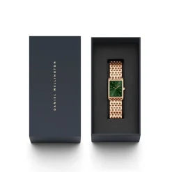 Montre Femme Daniel Wellington 9-Link - DW00100704 Bracelet Acier Doré Rose