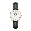 Montre Femme Daniel Wellington Roman Numerals - DW00100686 Bracelet Cuir Noir