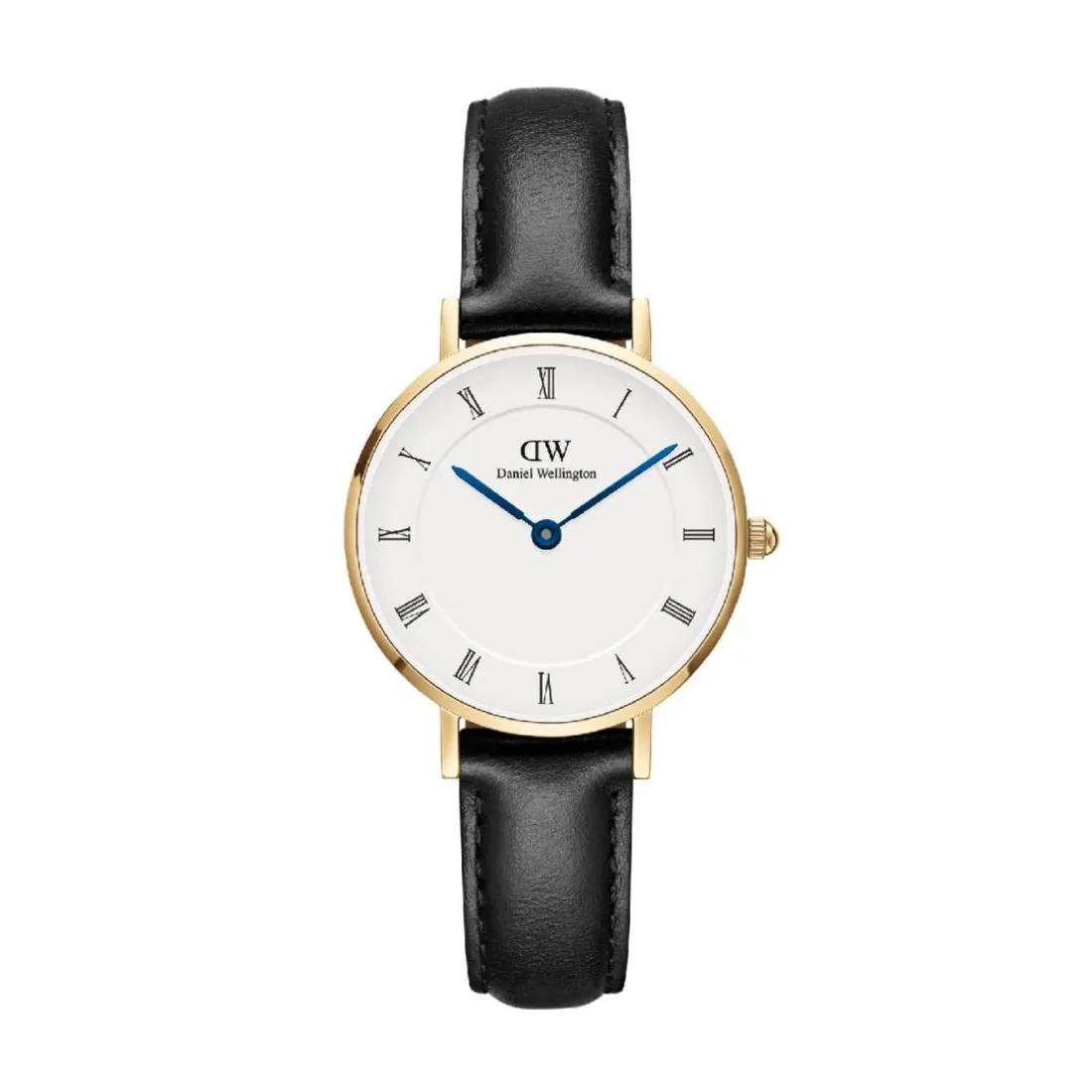 Montre Femme Daniel Wellington Roman Numerals - DW00100686 Bracelet Cuir Noir