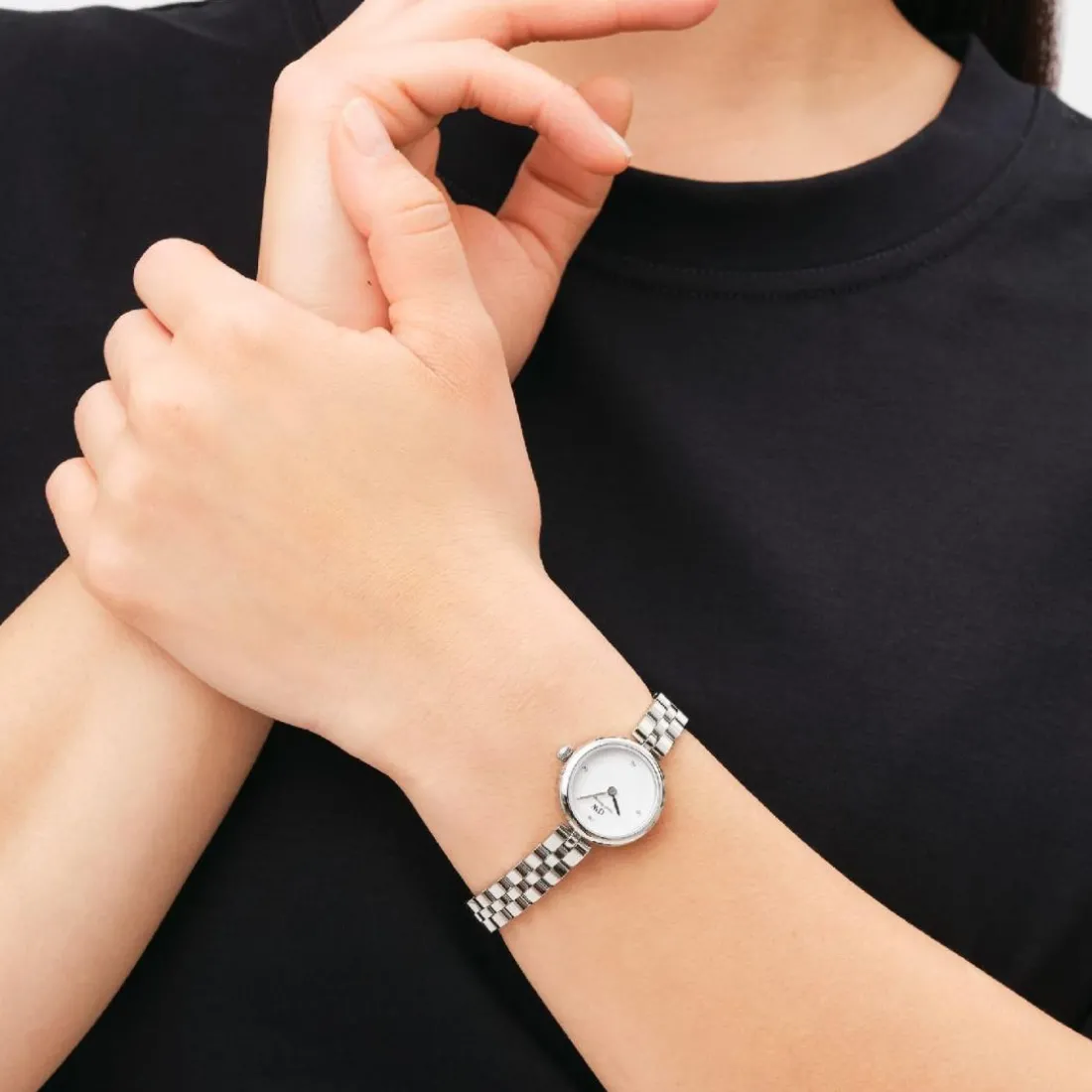 Montre Femme Daniel Wellington Link - DW00100716 Bracelet Acier Argent