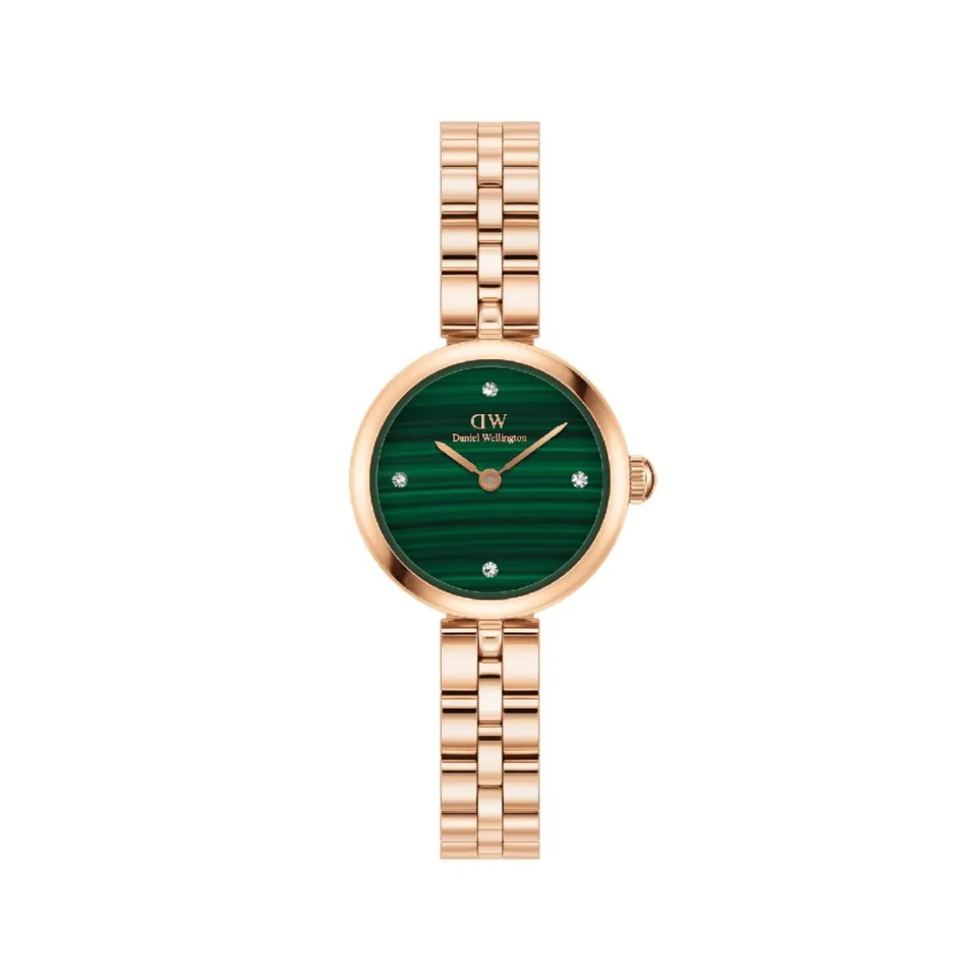 Montre Femme Daniel Wellington Link - DW00100721 Bracelet Acier Doré Rose