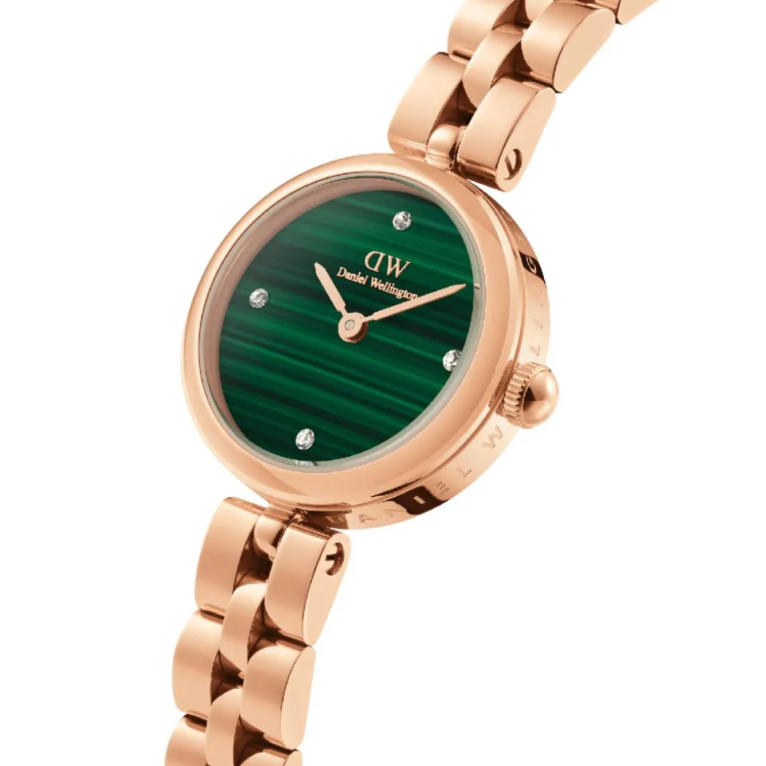 Montre Femme Daniel Wellington Link - DW00100721 Bracelet Acier Doré Rose