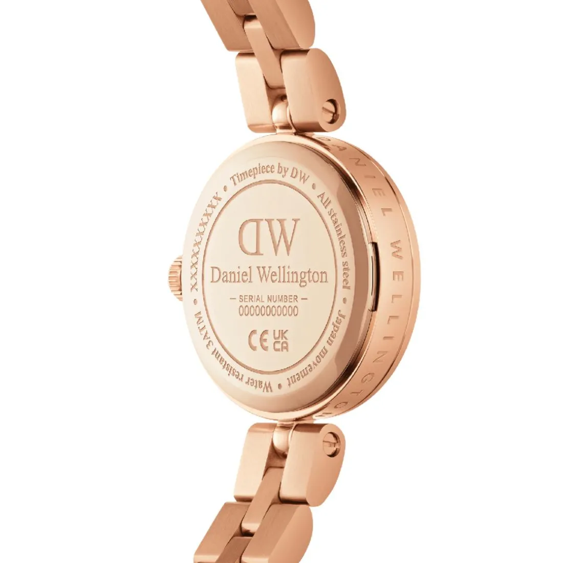 Montre Femme Daniel Wellington Link - DW00100721 Bracelet Acier Doré Rose