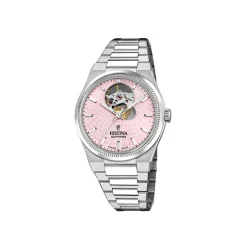 Montre femme Festina Swiss Made Automatic - F20054-2 Bracelet Acier Argent