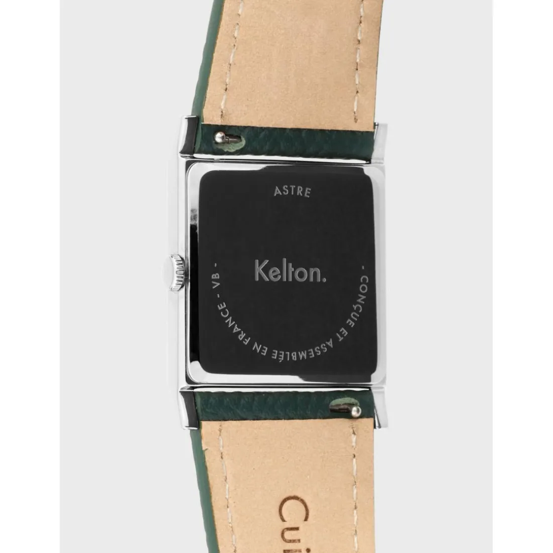 Montre Femme Kelton Astre argent Epsom green - 9123452