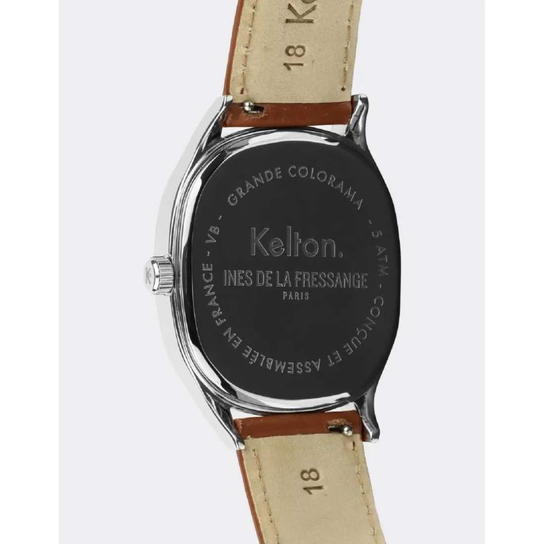 Montre Femme Kelton Grande Colorama Kelton x Ines de la Fressange Paris - 9125432 Camel