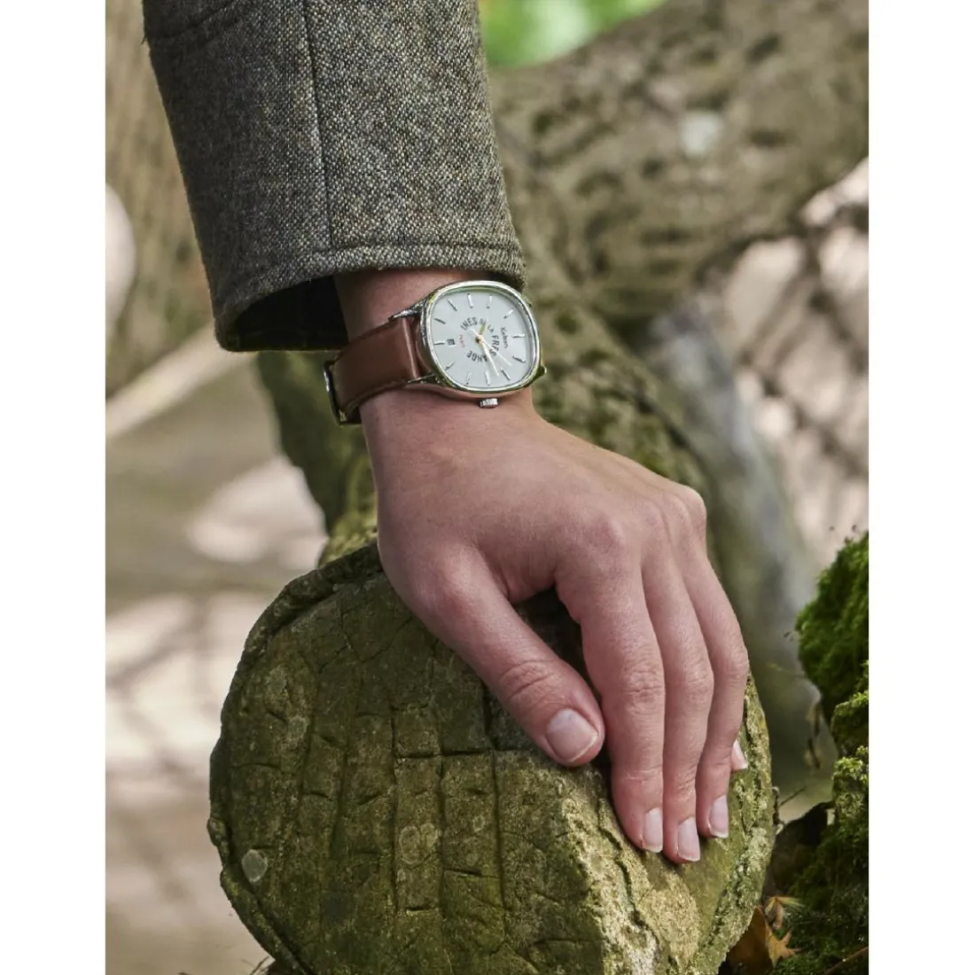 Montre Femme Kelton Grande Colorama Kelton x Ines de la Fressange Paris - 9125432 Camel