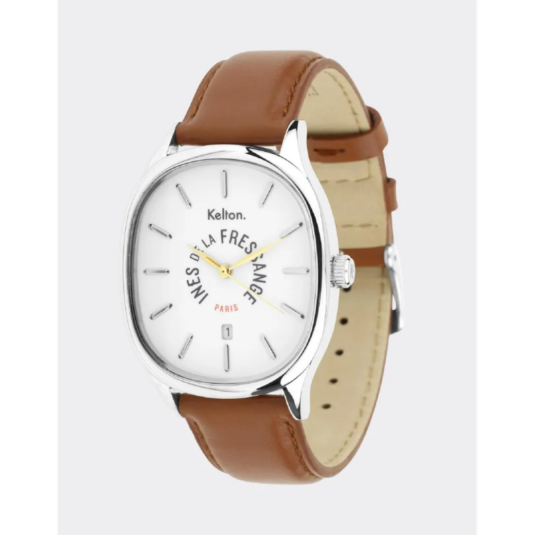 Montre Femme Kelton Grande Colorama Kelton x Ines de la Fressange Paris - 9125432 Camel