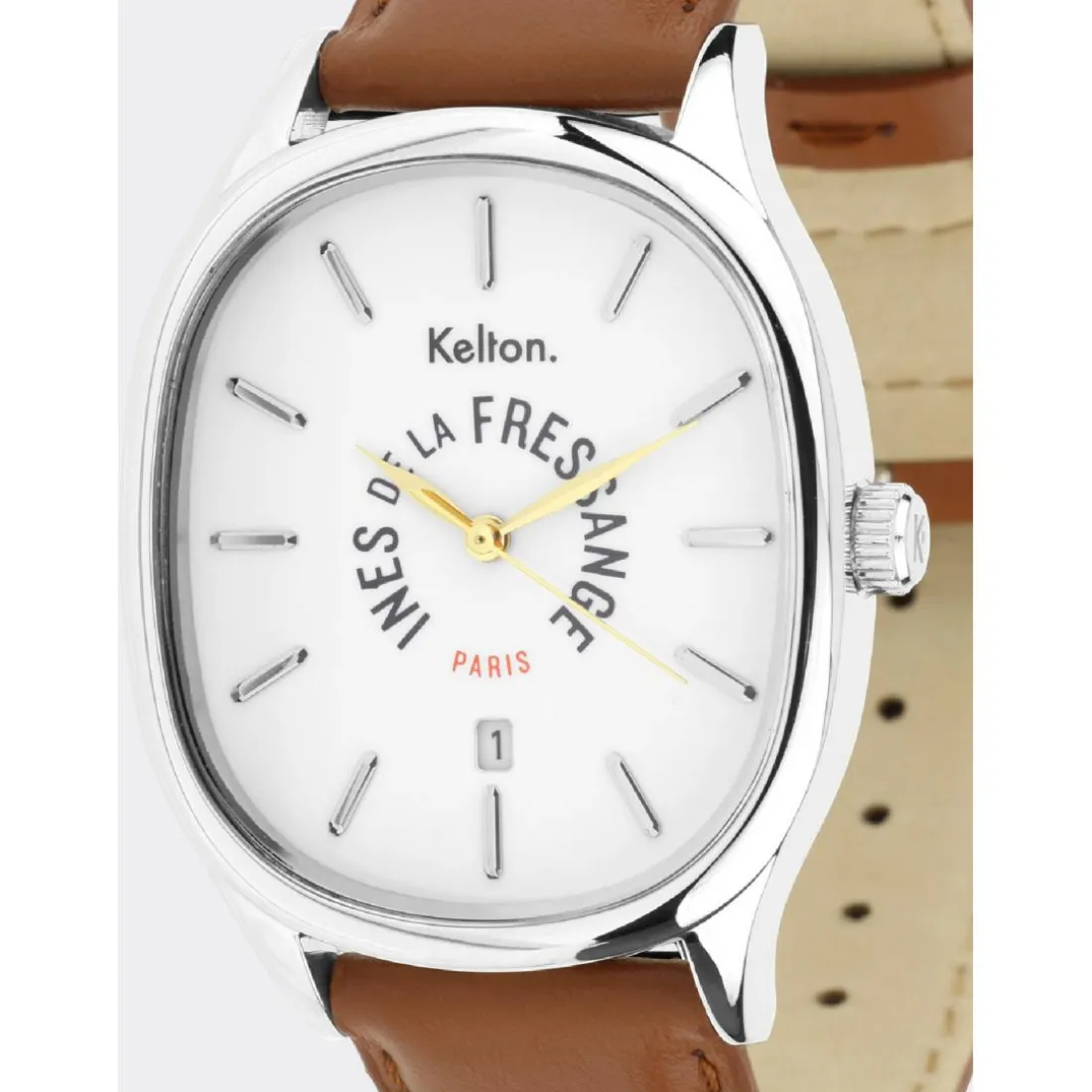 Montre Femme Kelton Grande Colorama Kelton x Ines de la Fressange Paris - 9125432 Camel