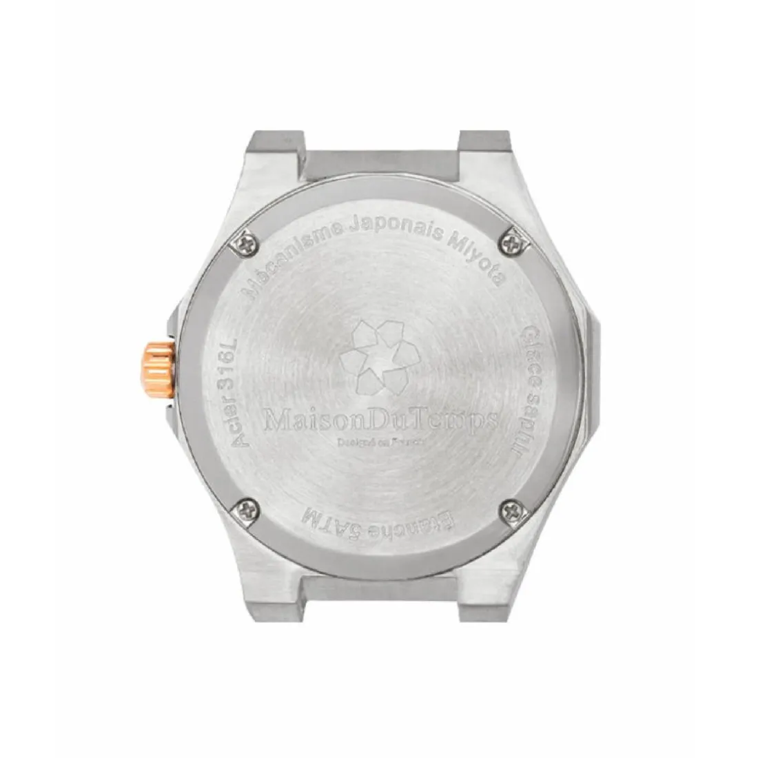 Montre Femme Maison Du Temps MTGamma Femme Blanc Acier Doré Rose