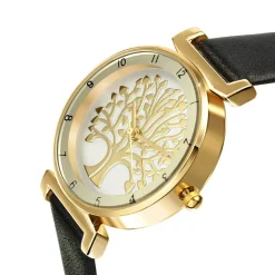 Montre femme MF468-NOIR - Bracelet Synthétique Noir