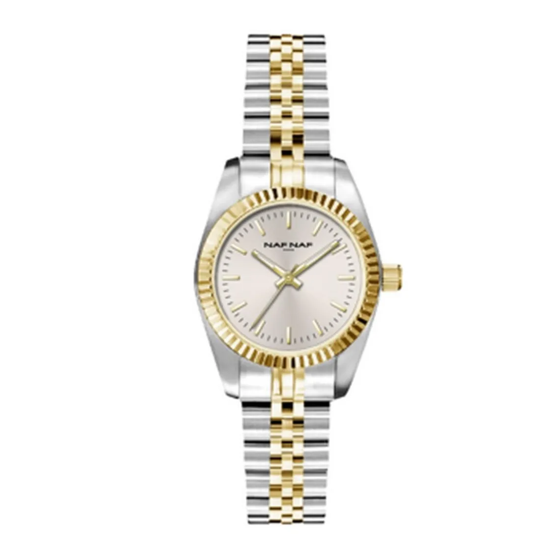 Montre Femme Naf Naf - NAFW1047 Bracelet Acier Multicolore
