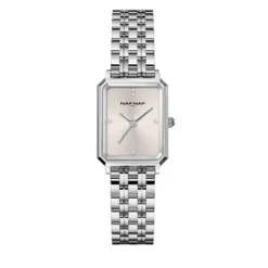 Montre Femme Naf Naf - NAFW1027 Bracelet Acier Argenté