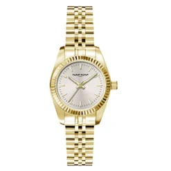 Montre Femme Naf Naf - NAFW1048 Bracelet Acier Doré
