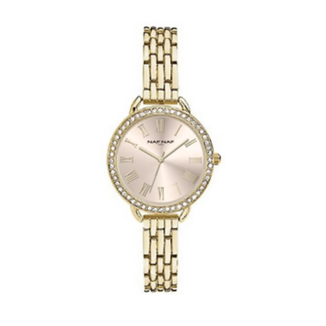 Montre Femme Naf Naf - NAFW1102 Bracelet Acier Doré