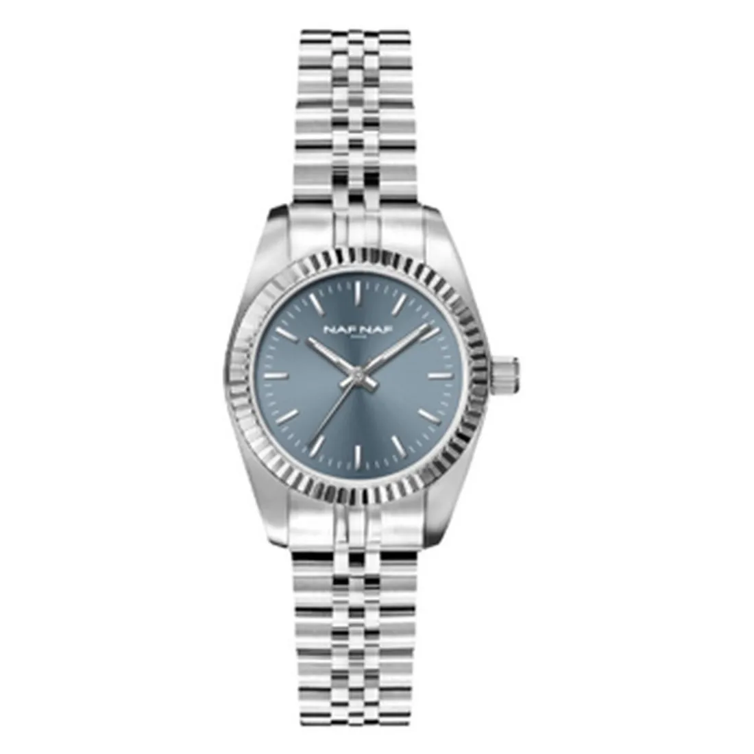 Montre Femme Naf Naf - NAFW1053 Bracelet Acier Argenté