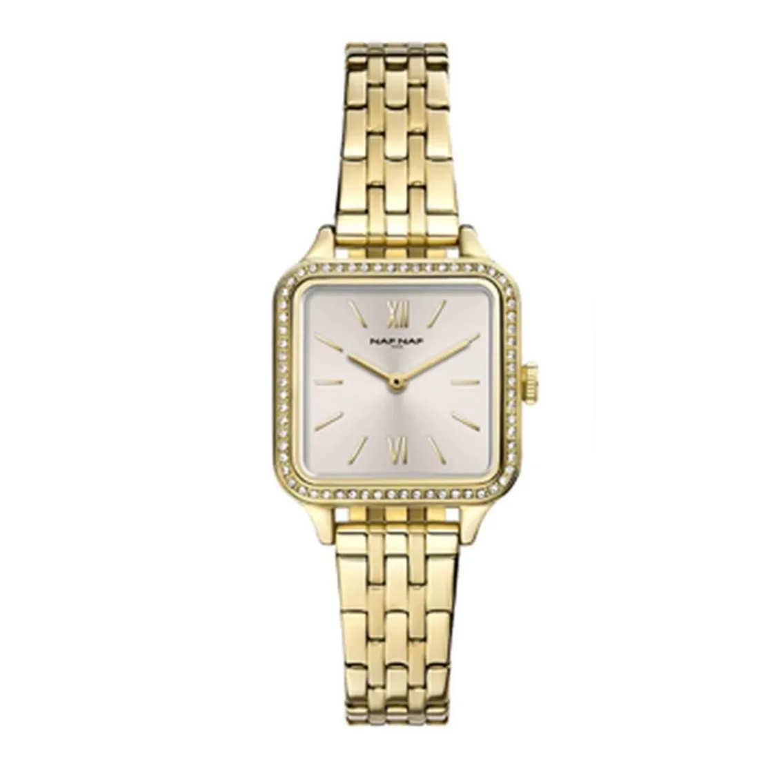 Montre Femme Naf Naf - NAFW1040 Bracelet Acier Doré