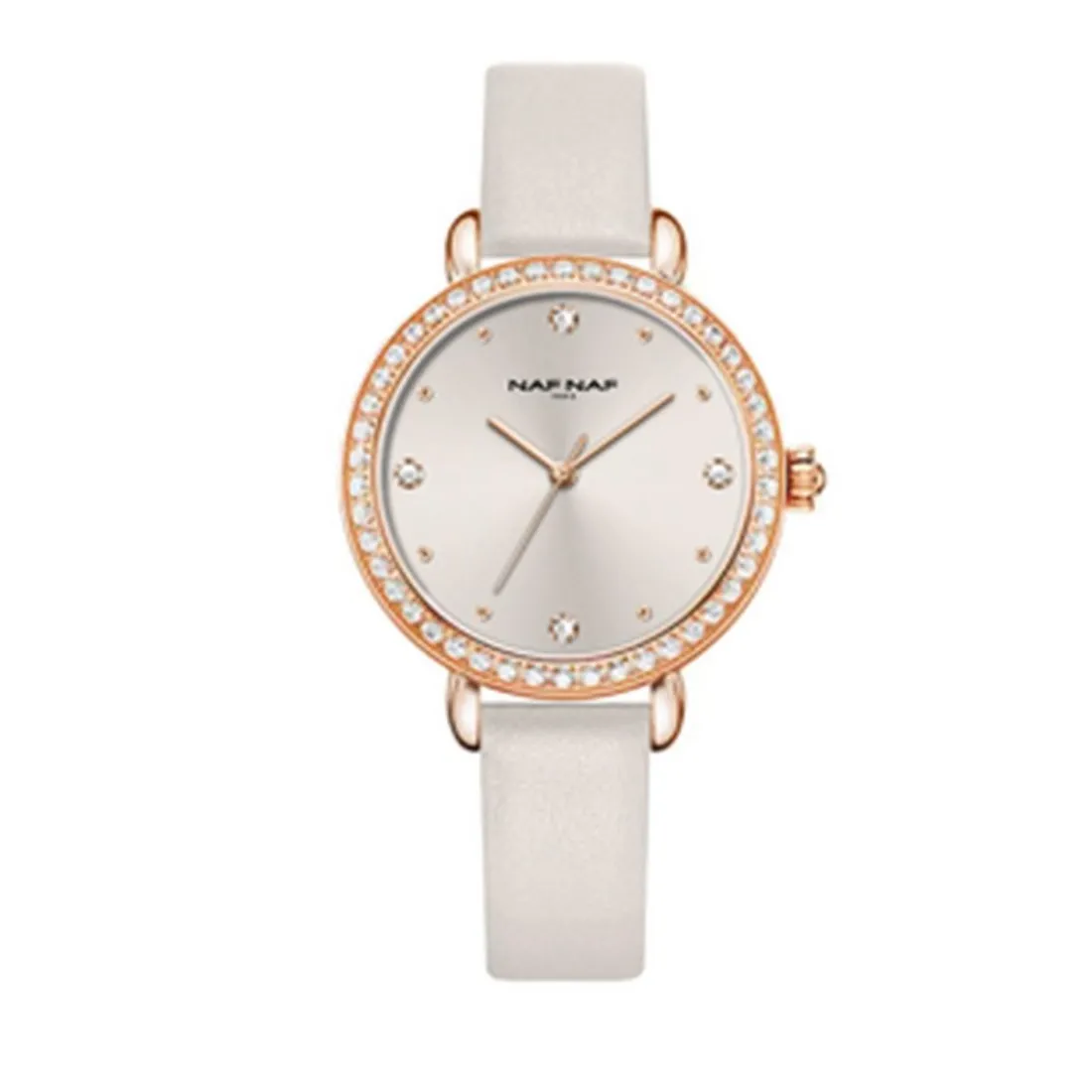 Montre Femme Naf Naf - NAFW1154 Bracelet Cuir Beige