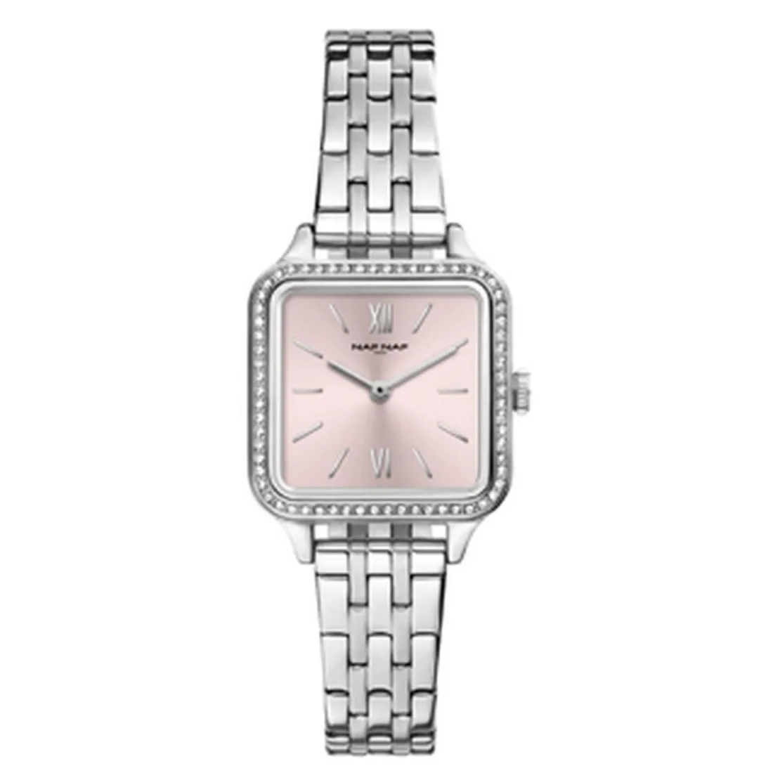 Montre Femme Naf Naf - NAFW1035 Bracelet Acier Argenté