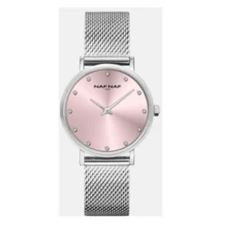 Montre Femme Naf Naf - NAFW1071 Bracelet Acier Argenté