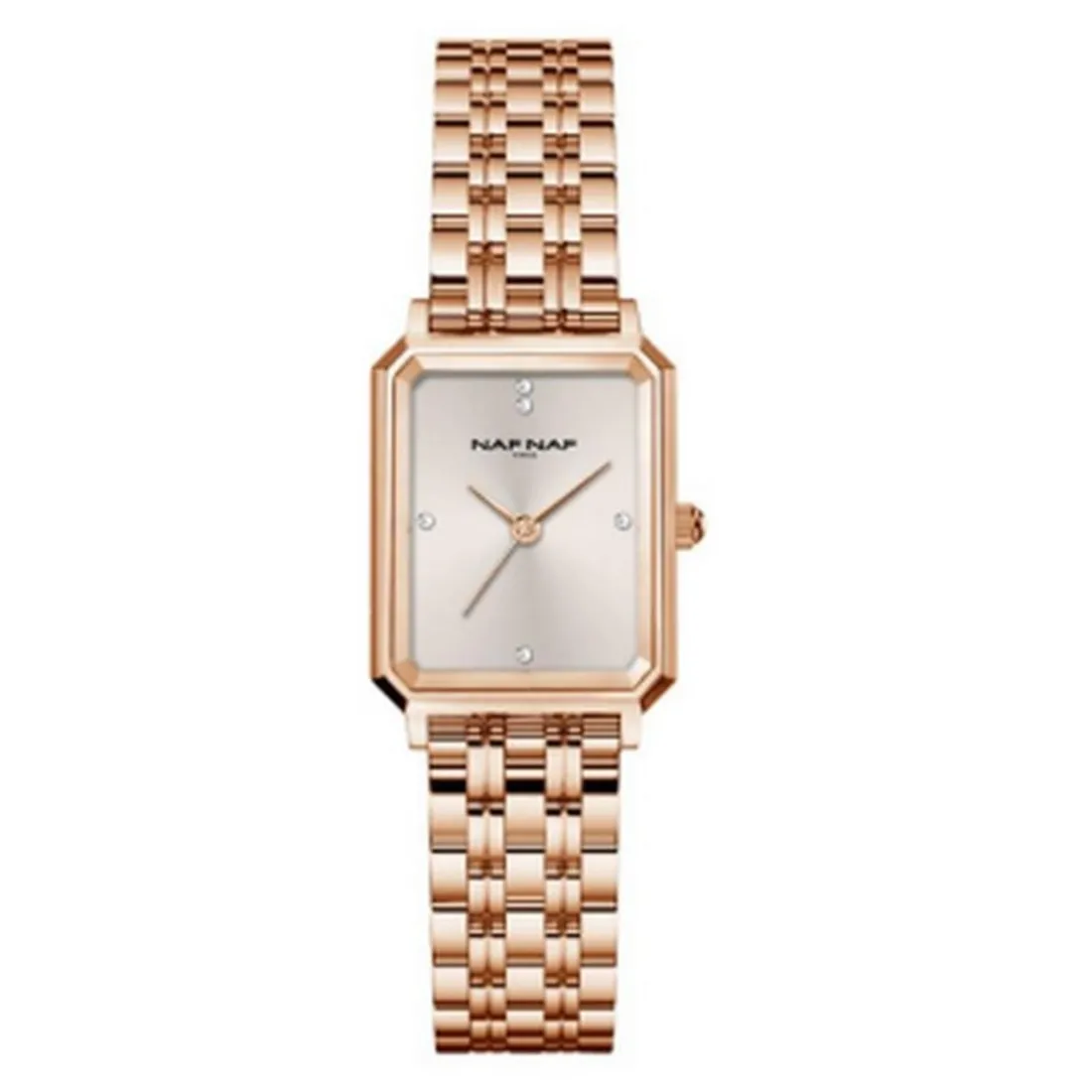 Montre Femme Naf Naf - NAFW1029 Bracelet Acier Doré rose