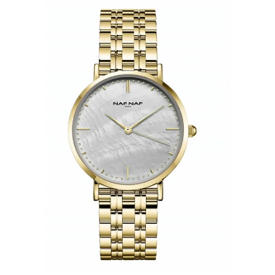 Montre Femme Naf Naf - NAFW1122 Bracelet Acier Doré