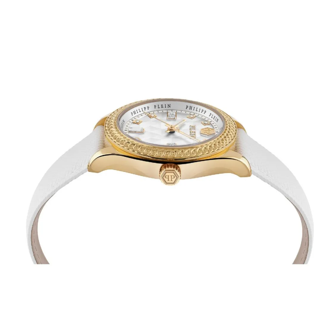 Montre Femme Philipp Plein Queen - PWCDA0324 Bracelet Cuir Blanc