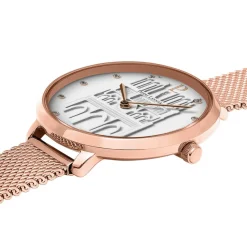 Montre Femme Pierre Lannier Coeur Battant - 096K908 Bracelet Acier Doré rose
