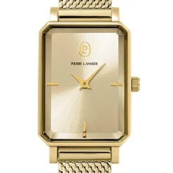 Montre Femme Pierre Lannier ARIANE Cadran Doré Bracelet Acier milanais Doré 12 MM