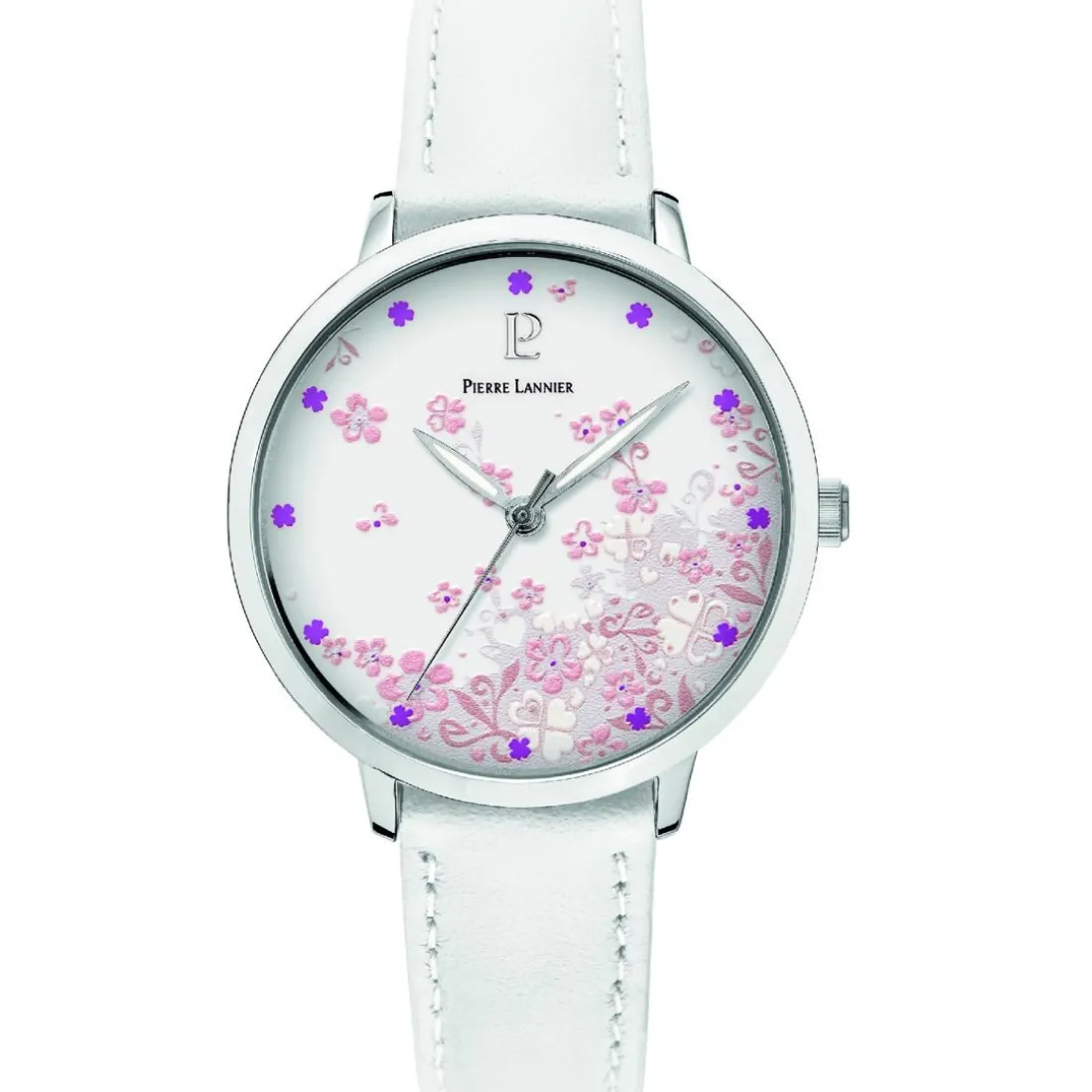 Montre Femme Pierre Lannier Tallia - 062K600 Bracelet Cuir Blanc