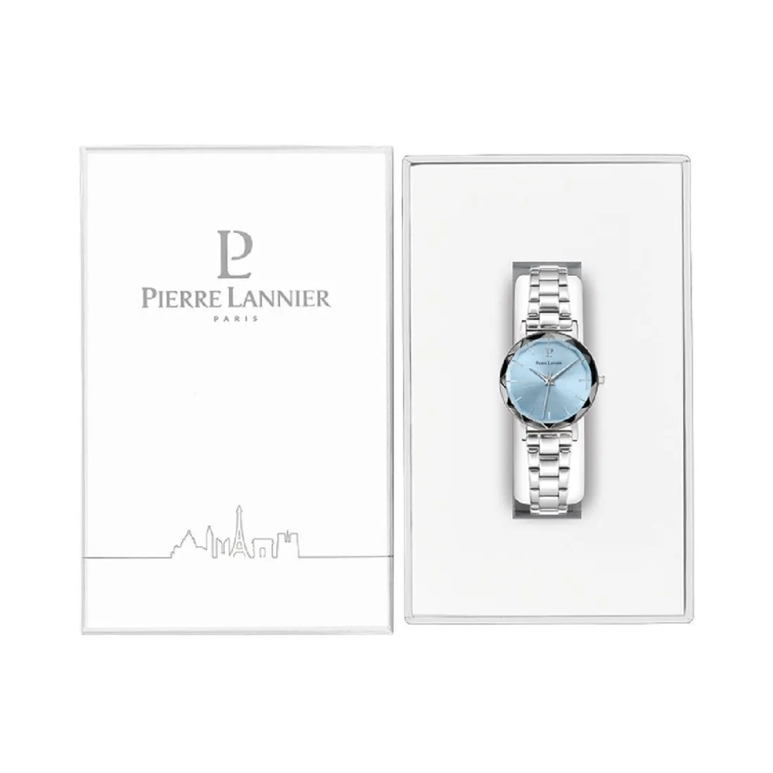 Montre Femme Pierre Lannier Multiples - 011L661 Bracelet Cuir Argent