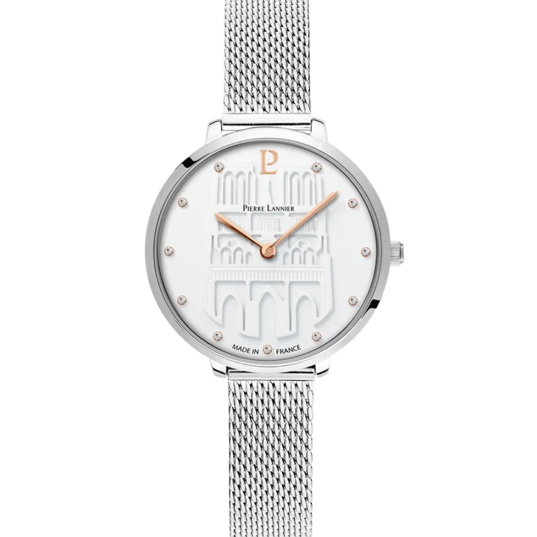 Montre Femme Pierre Lannier Coeur Battant - 095N601 Bracelet Acier Argent